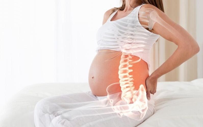 Back pain between shoulder blades during pregnancy